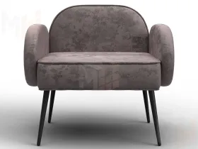 Кресло Лига-086 ( велюр NUVOLA 34 светло-коричневый )