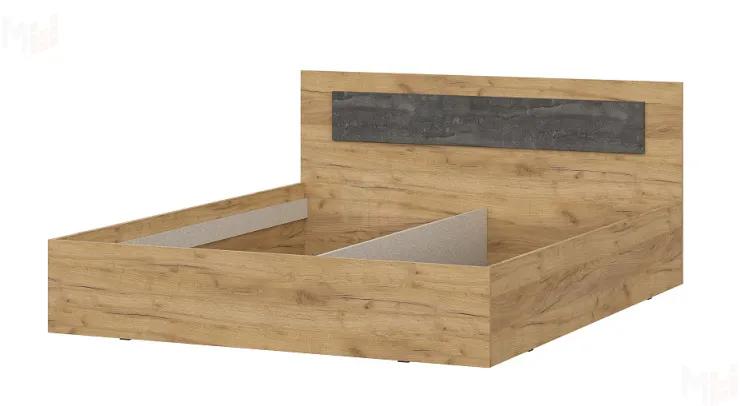 Кровать МСП-1 двойная универсальная 1.60 х 2.0 Дуб Золотой