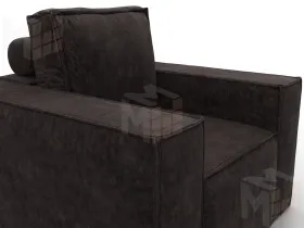 Кресло Лига-081 НПБ ( BRUT 17 коричневый )