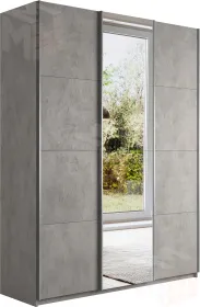 Шкаф-купе Прайм 3-х дверный ЛДСП, Зеркало 210 см