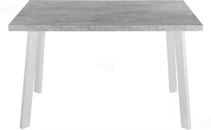 Стол раскладной Лаки Лофт 120 Бетон/Белый