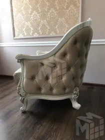 Кресло Мона Лиза белый глянец