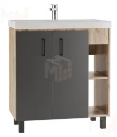 Тумба под умывальник "Фостер 80" Craft без ящика Домино