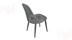 Стул Франк (конус) исп. 2 - ДП2-30 Графит/Микровелюр Catania Silver (серый)