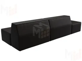 Диван прямой модульный Монс Модерн левый ( GRIFON 12 коричневый )