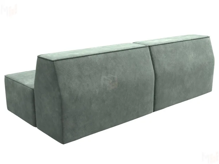 Диван прямой модульный Монс ( BRUT 08 зеленый )