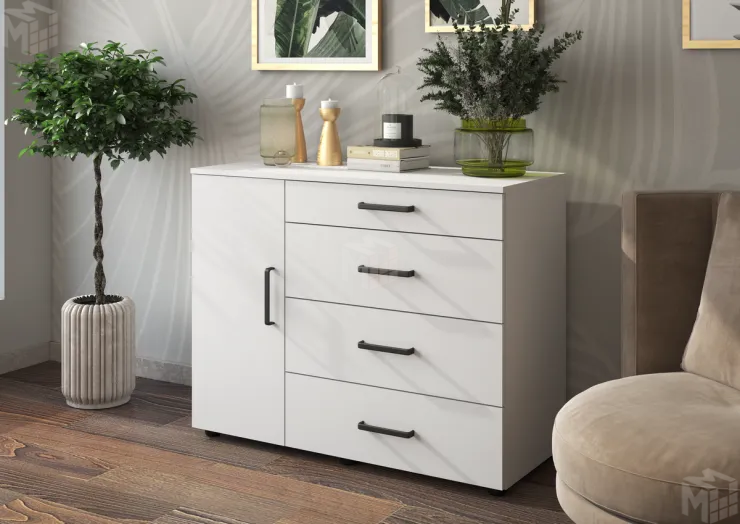 Комод Вега К-02 белый