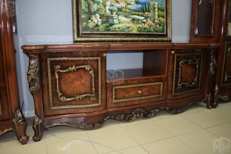 Тумба ТВ Джоконда корень дуба глянец