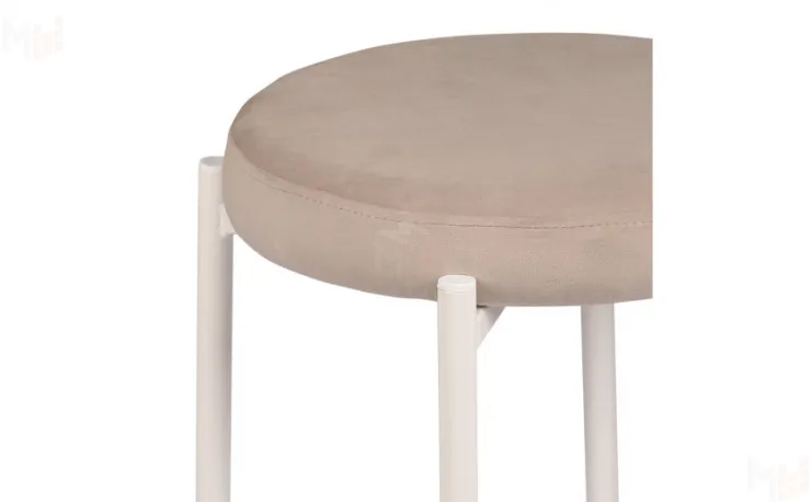 Табурет Кен Confetti smoke/белый 