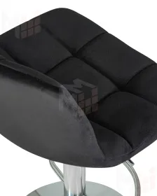 Стул барный DOBRIN TAILOR (черный велюр (MJ9-101))