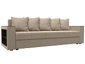 Диван прямой Дубай Лайт полки слева ( Бежевый )