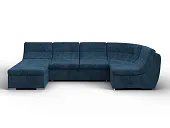 Диван П-образный модульный Холидей ( BRUT 11 синий )