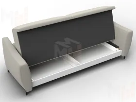 Диван-книжка Лига-095 НПБ ( Амур 02 бежевый )