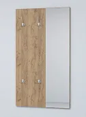Вешалка с Зеркалом ВЗ-1 Эго Дуб Крафт Золотой