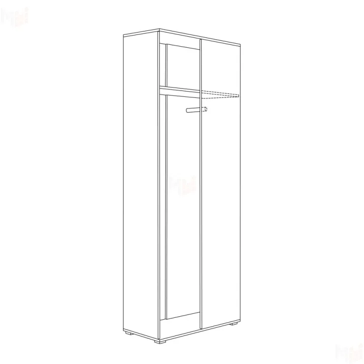 Шкаф для одежды Куба 13.137