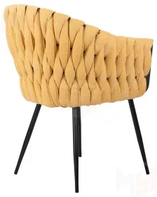 Стул обеденный DOBRIN MATILDA (жёлтая ткань (LAR 275-8))