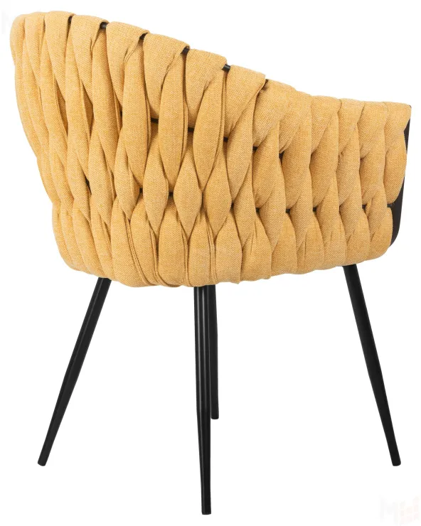 Стул обеденный DOBRIN MATILDA (жёлтая ткань (LAR 275-8))