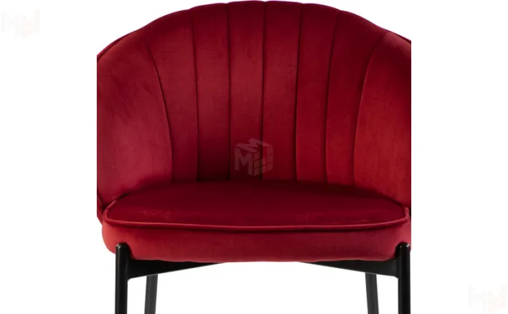 Полубарный стул Миэль bordo/черный