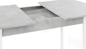 Стол обеденный Крит Белый, Ателье светлый