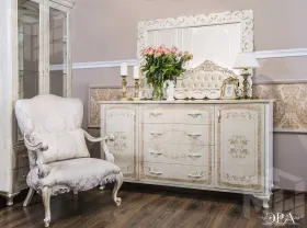 Комод Патрисия крем корень глянец