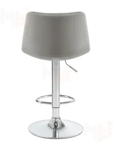 Стул барный DOBRIN TAILOR (серый велюр (MJ9-75))