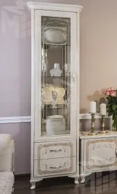 Витрина Патрисия 1-ств крем корень глянец