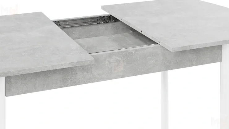 Стол обеденный Крит Белый, Ателье светлый