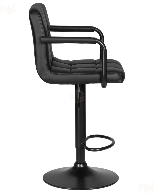 Стул барный DOBRIN KRUGER ARM BLACK (черный)