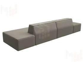 Диван прямой модульный Монс лофт ( GRIFON 04 бежевый )