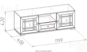 Тумба ТВ Sherlock 3