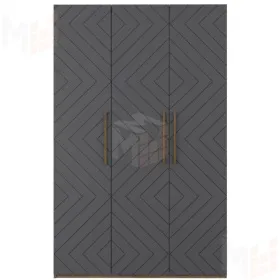 Шкаф трёхстворчатый Копенгаген (дуб самдал/серый графит)