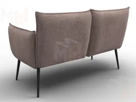 Диван прямой Лига-083 ( велюр TOWER 05 бежевый )