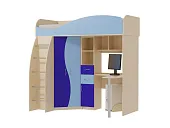 Кровать чердак Омега 9 МДФ