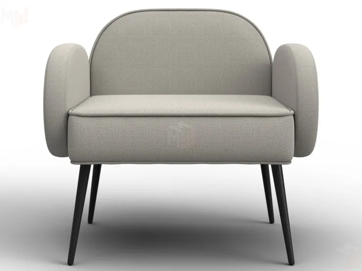 Кресло Лига-086 ( рогожка Амур 02 бежевый )