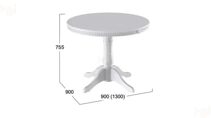Стол обеденный Орландо Т1 исп.2 - Б-111 Белый матовый