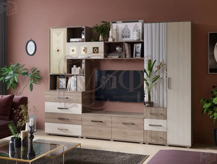 Гостиная Белла с 2-х дверным шкафом