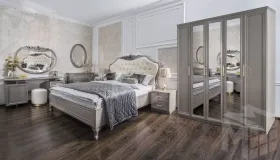 Спальня Мокко 5-ств серый камень