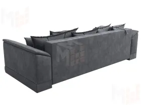 Диван прямой НордСтар НПБ ( BRUT 16 темно-серый )