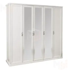 Шкаф Мишель 5-дверный белый матовый