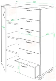 Тумба ТБ-6МН
