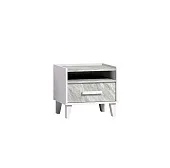 Тумба прикроватная Айрис 41 Белый/Статуарио