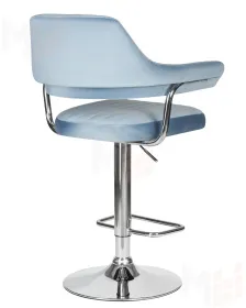 Стул барный DOBRIN CHARLY (пудрово-голубой велюр (MJ9-74))