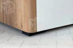 Шкаф двухдверный Адам  крафт золотой/белое дерево