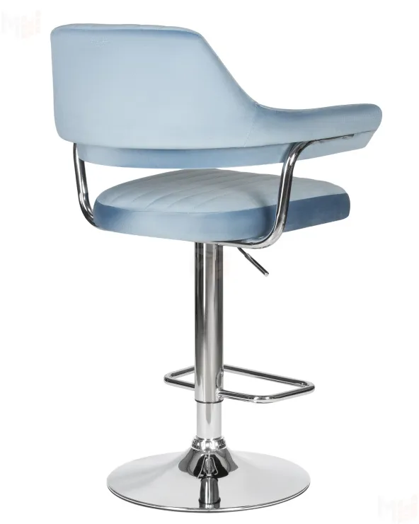 Стул барный DOBRIN CHARLY (пудрово-голубой велюр (MJ9-74))