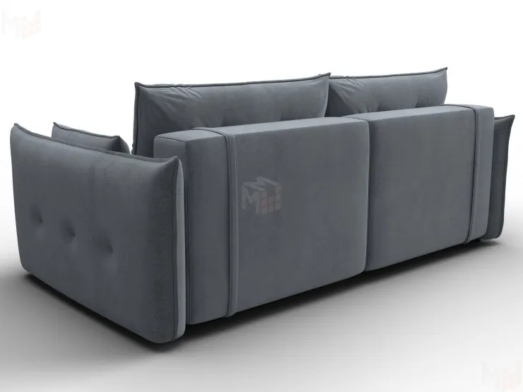 Диван прямой Лига-100 НПБ ( TOWER 10 серый )