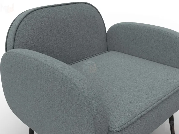 Кресло Лига-086 ( рогожка Амур 07 серый )