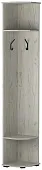 Шкаф торцевой с вешалками ИТАЛИЯ ШТВ-370 Крафт белый