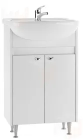 Тумба под умывальник "Арго 55 ЛАЙТ" без ящика Домино
