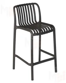 Стул полубарный DOBRIN CHLOE (темно-серый)