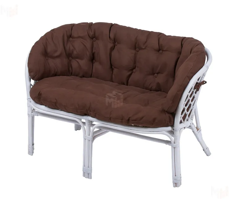 Диван Багама с полной коричневой подушкой